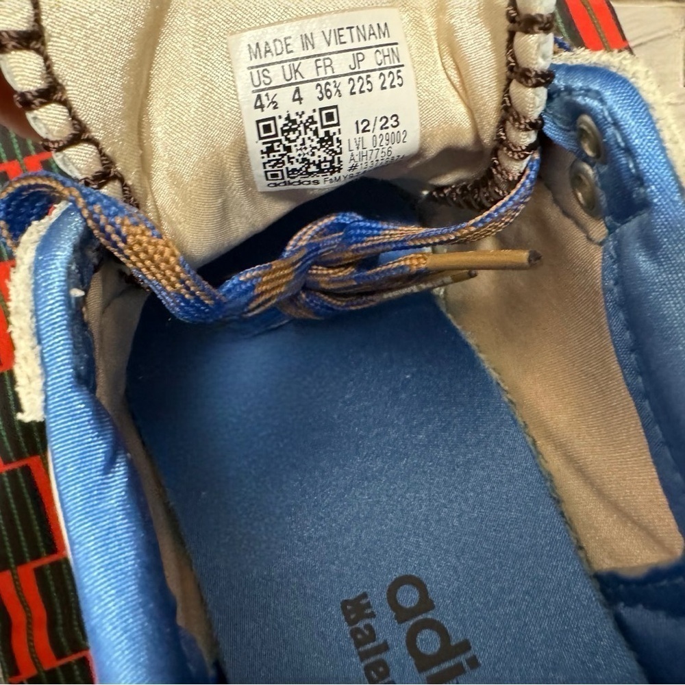 Adidas × Wales Bonner Samba Wonder Clay Royal Blue Women’s sneakers Size 4.5 NEW - Picture 13 of 15